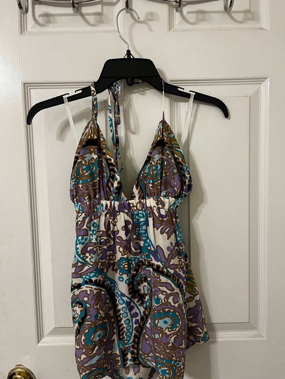 NWOT Alice & Trixie Silk Halter Top Sz XS